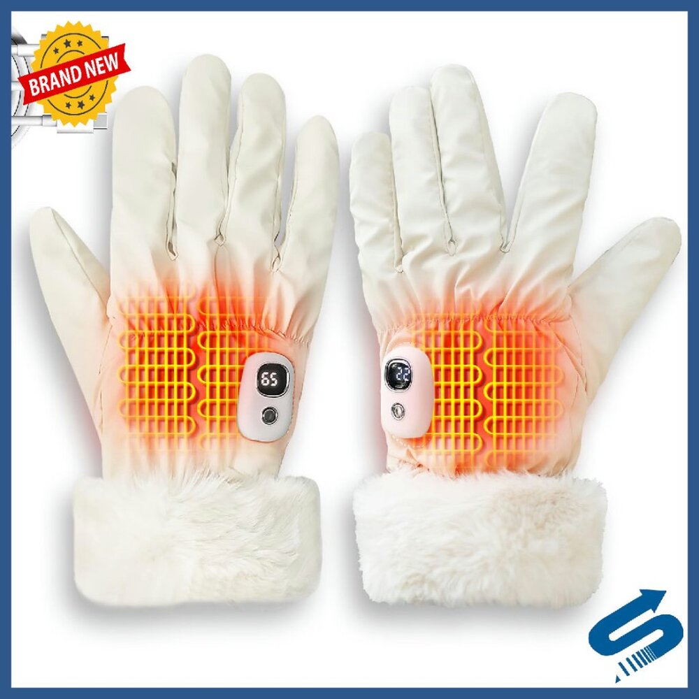 Rechargeable Heated Gloves Medium Touchscreen Pal… - image 1